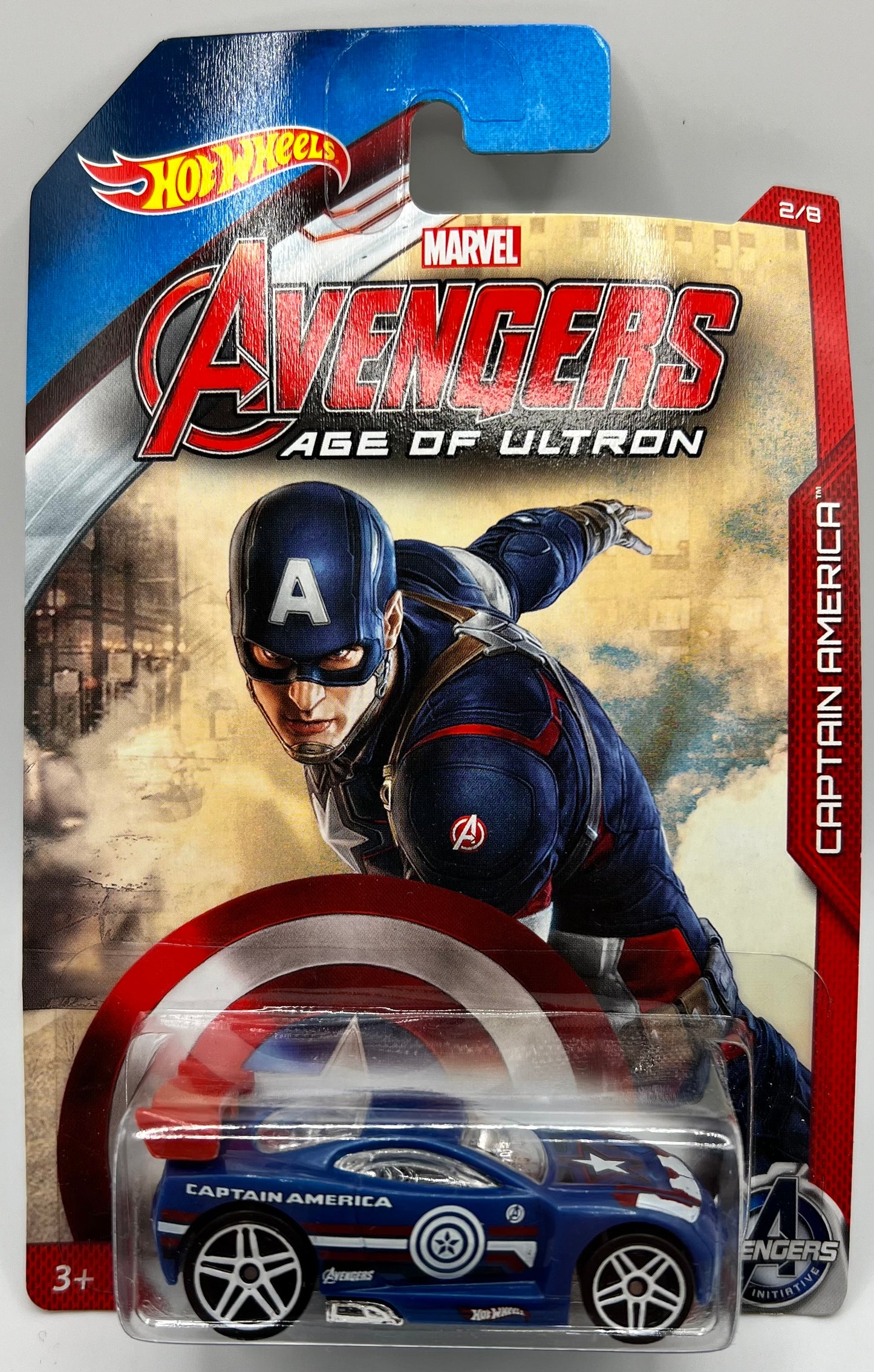 Hot Wheels Power Rage Captain America #2 Avengers Age Of Ultron