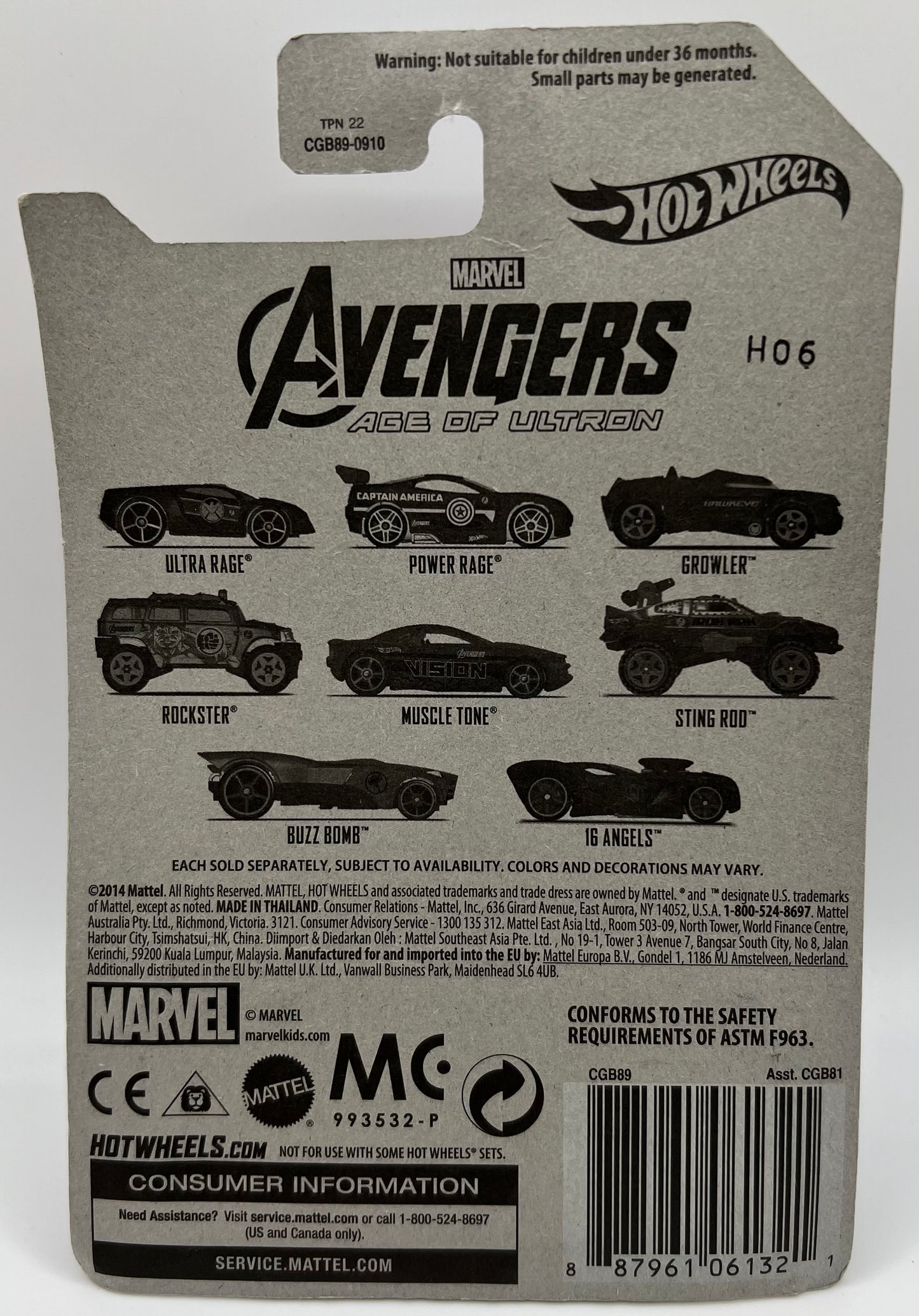 Hot Wheels Avengers Black Widow