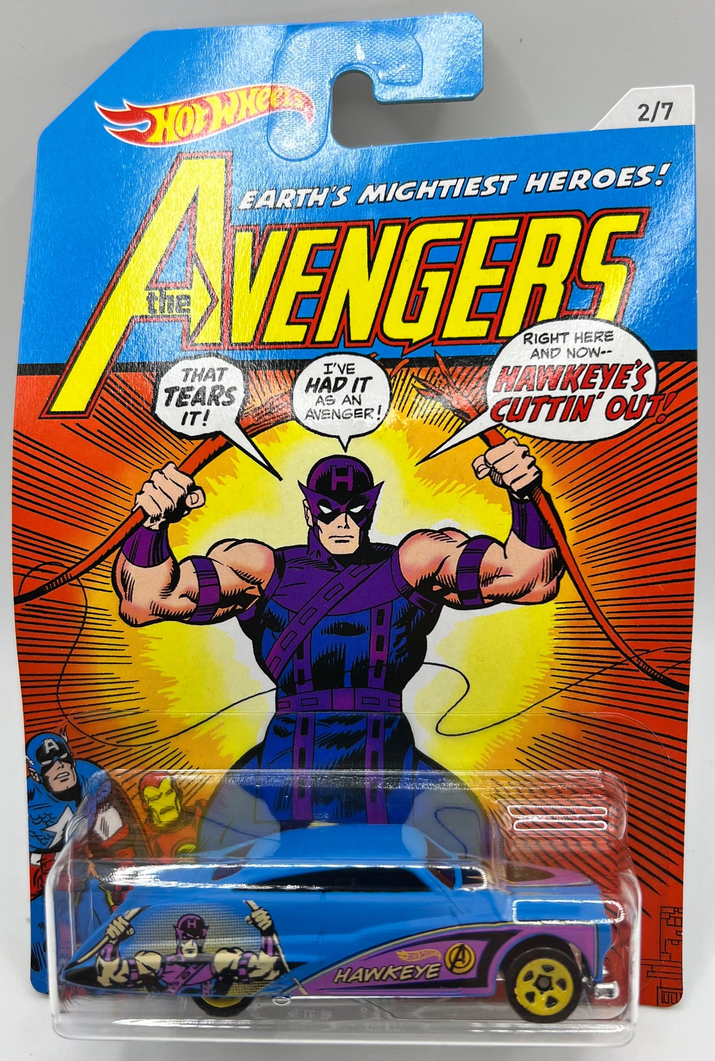 Hot Wheels The Avengers Purple Passion Hawkeye