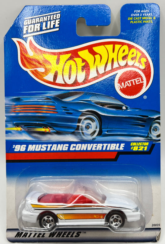 Hot Wheels 96' Mustang Convertible #821