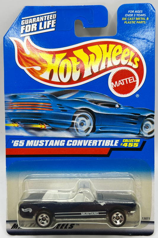 Hot Wheels '65 Mustang Convertible Collector #455 Black