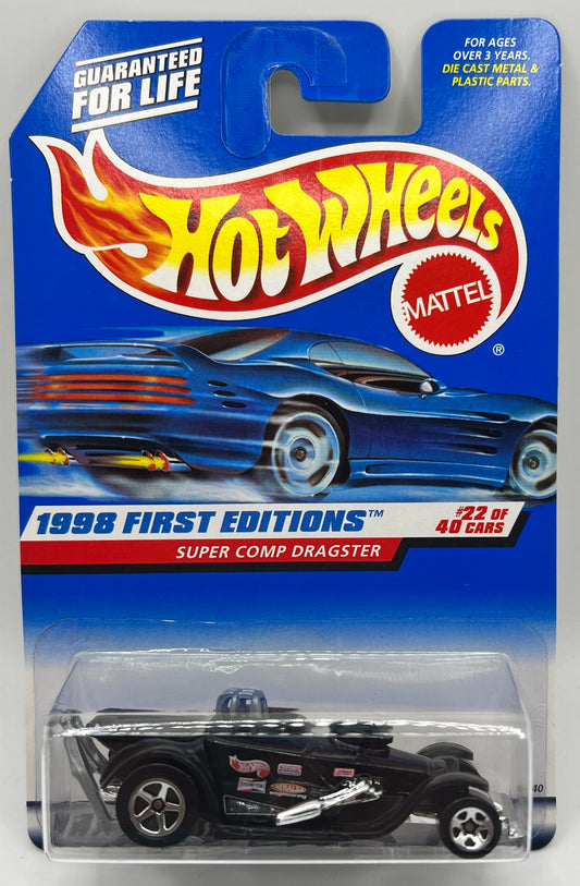 1998 Hot Wheels First Editions SUPER COMP DRAGSTER #22/40 #655