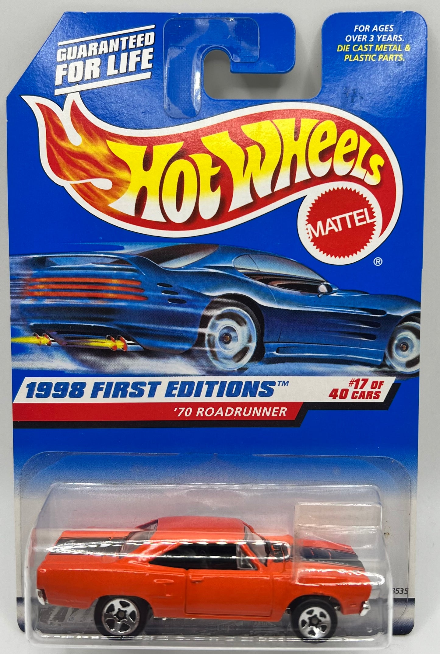 Hot Wheels 1998 First Editions '70 Roadrunner #17 Of 40 1/64