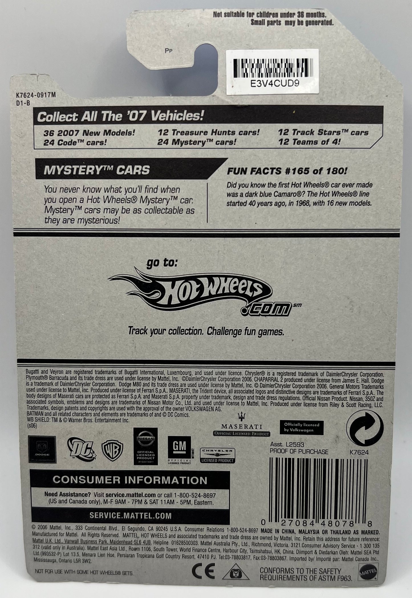 2007 Hot Wheels Mystery Car