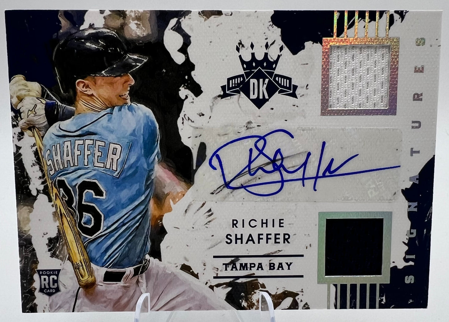 2016 Diamond Kings Rookie Material Signatures Richie Shaffer 77/299