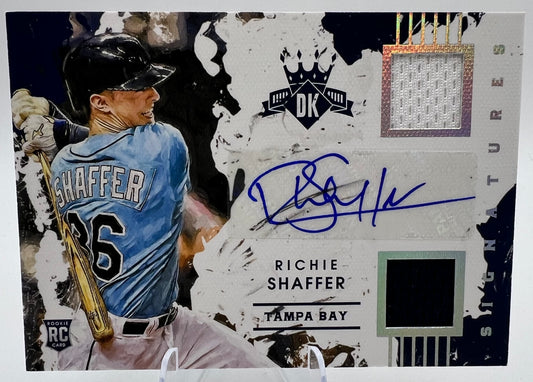 2016 Diamond Kings Rookie Material Signatures Richie Shaffer 77/299