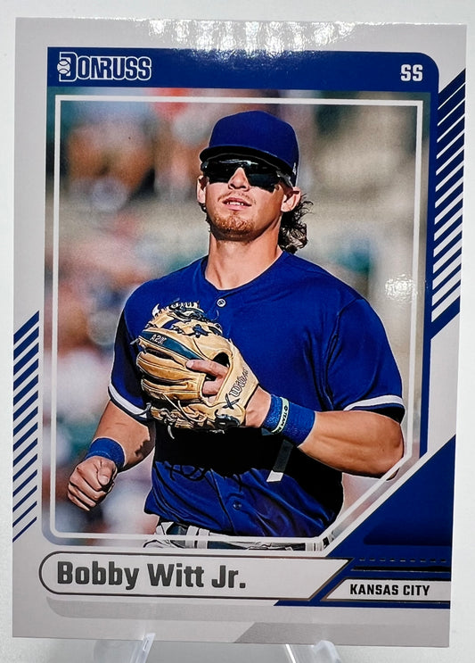 2024 Panini Donruss Bobby Witt Jr Baseball Card #1