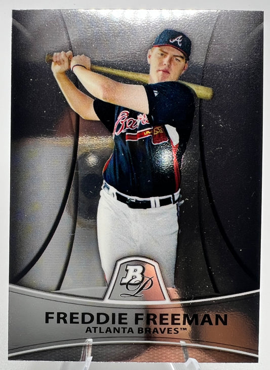 2010 Bowman Platinum Prospects Freddie Freeman Rookie Baseball Card #PP13