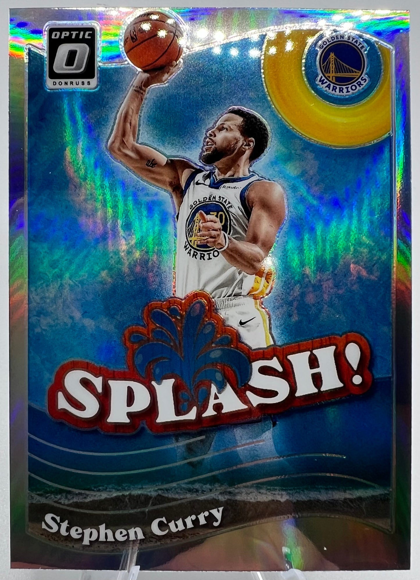 2023-24 Panini Donruss Optic - Splash Holo Prizm #8 Stephen Curry