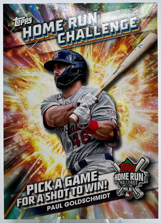 Paul Goldschmidt 2024 Topps Home Run Challenge Unscratched Insert #HRC-24 F5C