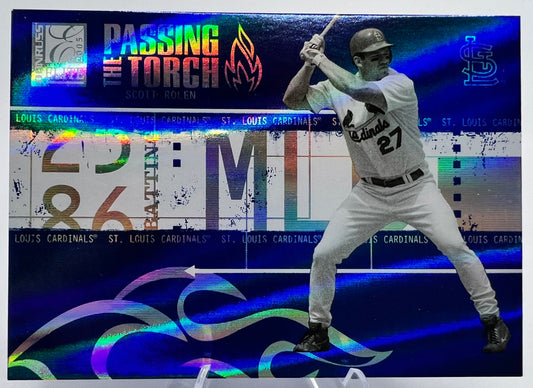 2005 Donruss Elite Passing the Torch Scott Rolen (Cardinals) #719/1000