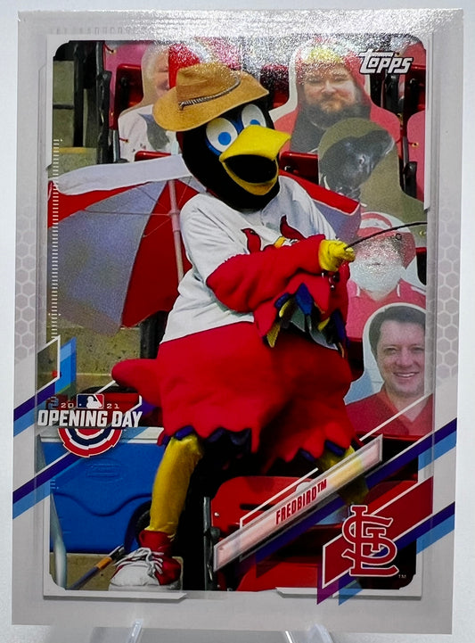 2021 Topps Opening Day Mascots #M-5 Fredbird St. Louis Cardinals Baseball Team