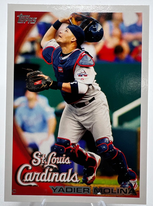 2010 Topps #476 Yadier Molina St Louis Cardinals