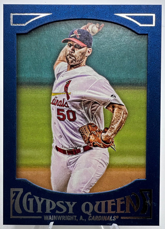 2016 Topps Gypsy Queen #21 Adam Wainwright Framed Blue Border
