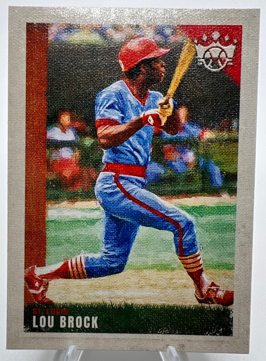 2022 Panini Diamond Kings Lou Brock Baseball Card #137