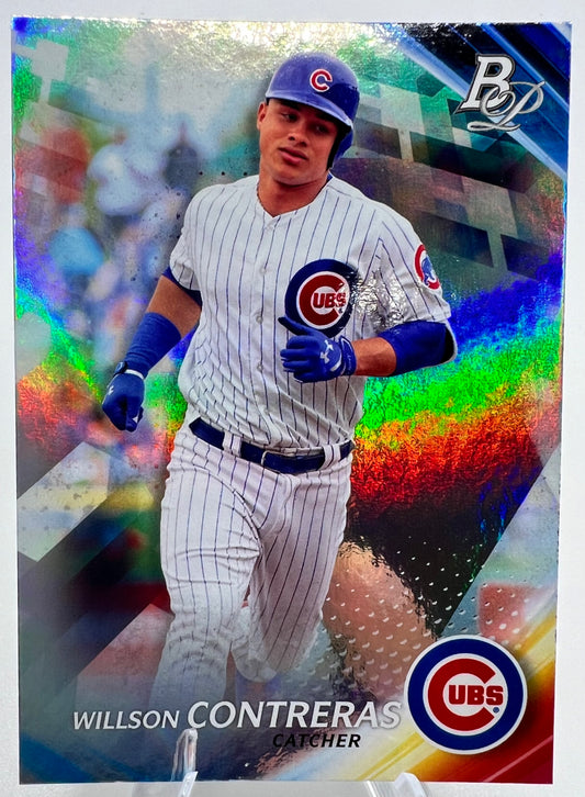 2017 Bowman Platinum Willson Contreras #86 Holo