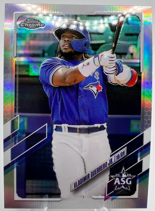 2021 Topps Chrome Update VLADIMIR GUERRERO Jr. All-Star Game #ASG-6 Blue Jays