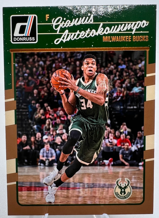 2016-17 Donruss #5 Giannis Antetokounmpo Bucks