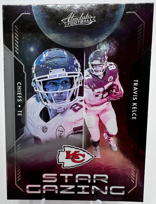 2023 Panini Absolute Travis Kelce Football Card Star Gazing #SG-19