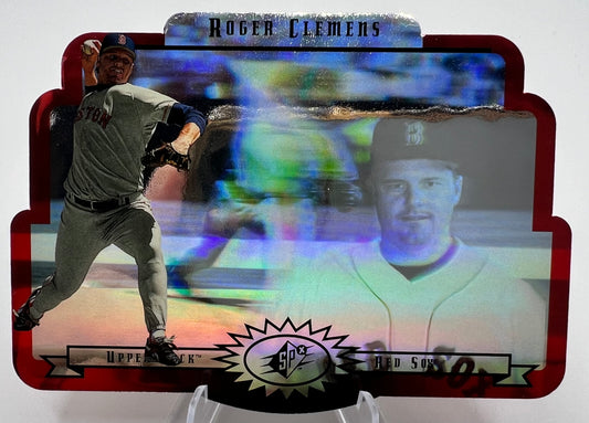 1996 Upper Deck SPX Roger Clemens Baseball Card Holo #9
