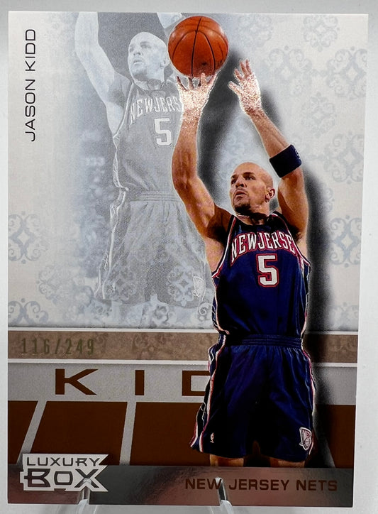 2007-08 Topps Luxury Box Jason Kidd #35 Bronze Basketball Card #116/249