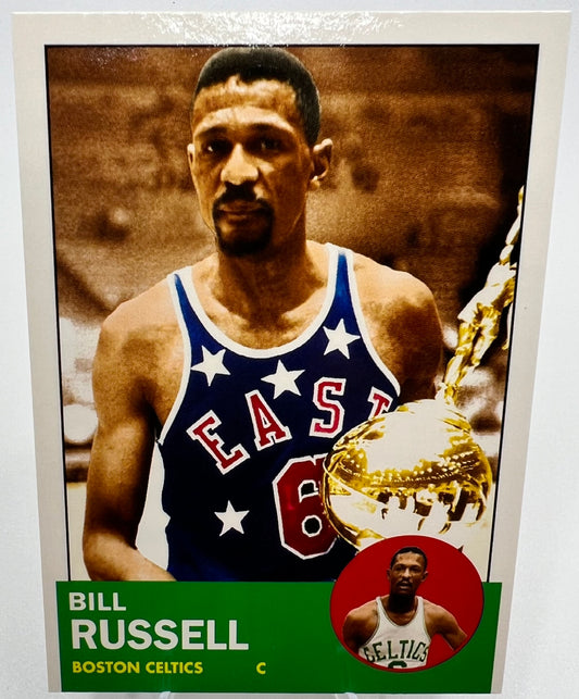 2007 Topps Retro Bill Russell Basketball Card #BR63