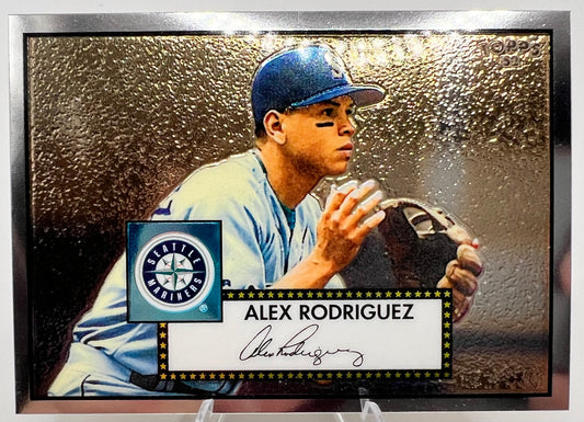 2006 Topps 52 Debut Flashbacks Chrome Alex Rodriguez #1054/1952 Baseball Card