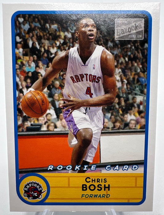 03-04 Topps Bazooka Chris Bosh Mini Parallel Rookie Card Basketball