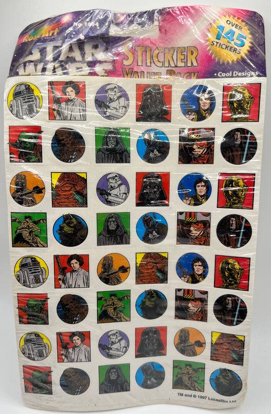 1997 Star Wars Sticker Value Pack