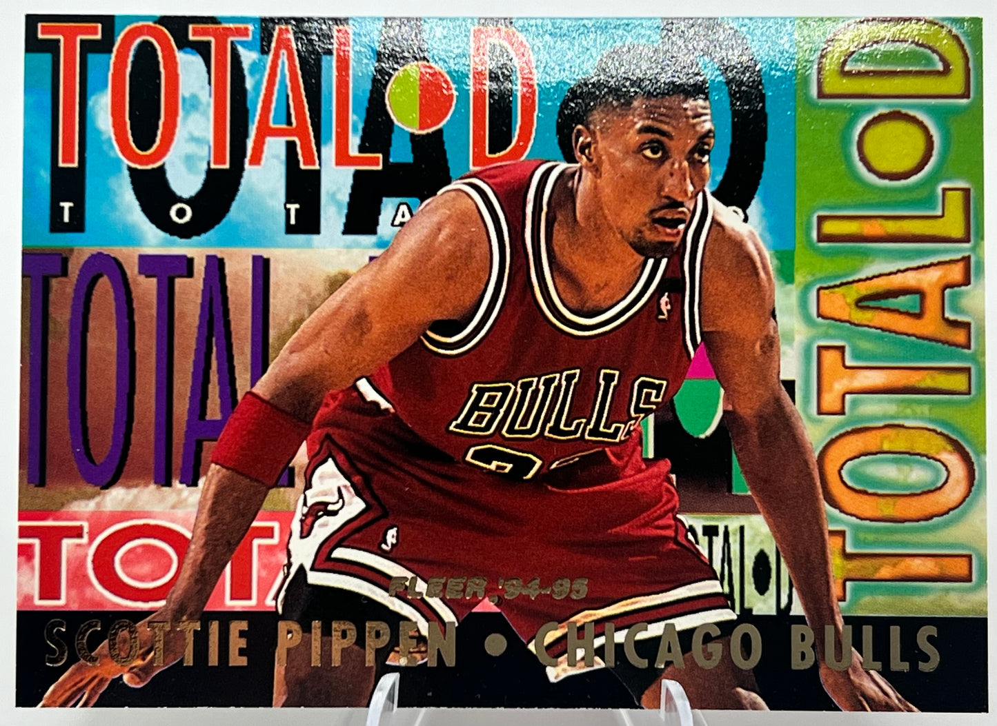 1994-95 Fleer Total D Scottie Pippen Basketball Card