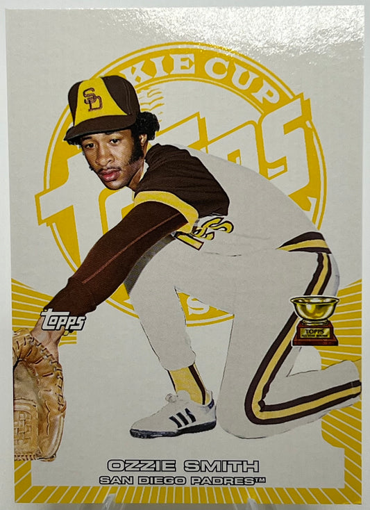 2005 Topps Rookie Cup Yellow Ozzie Smith Baseball Card