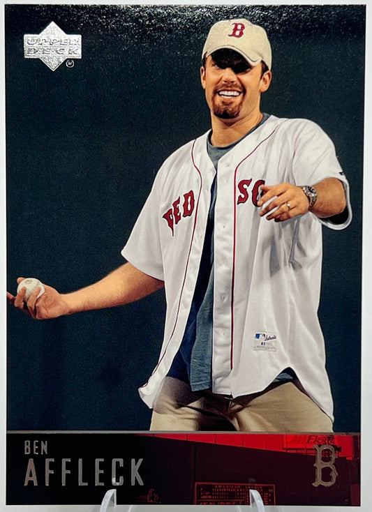 2003 Upper Deck First Pitch Ben Affleck Baseball Card