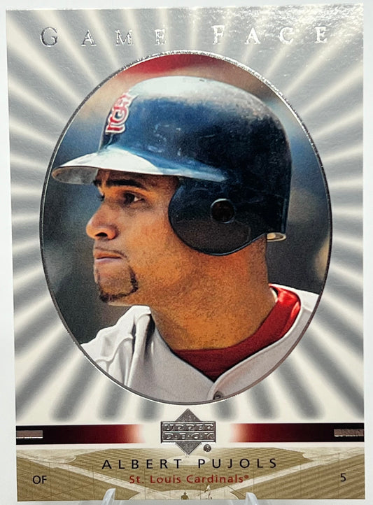 2003 Upper Deck Game Face Albert Pujols Baseball Card