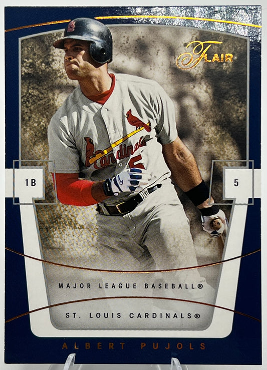2004 Flair Albert Pujols Baseball Card #15