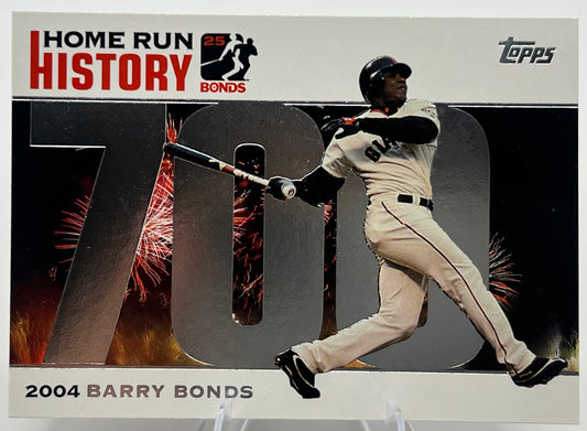 2006 Topps Barry Bonds Home Run History BB700 Baseball Card