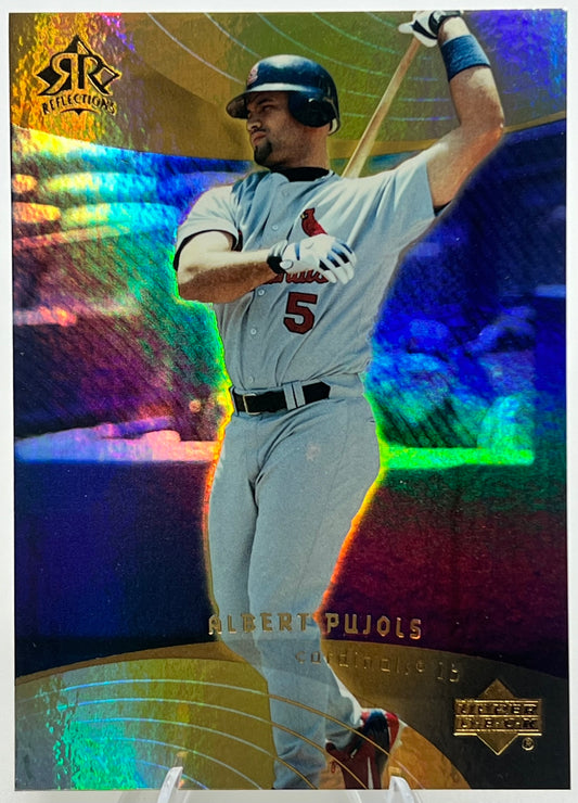 2005 Upper Deck Reflections Albert Pujols Baseball Card #33