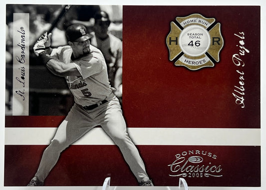 2005 Donruss Classics Home Run Heroes Albert Heroes