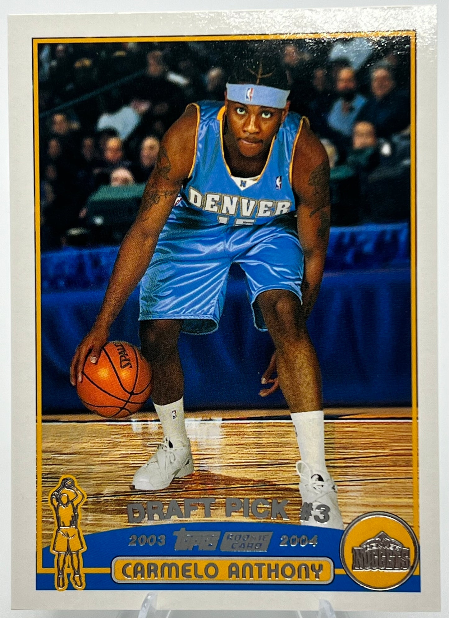 2003-04 Topps Carmello Anthony Rookie Basketball Card