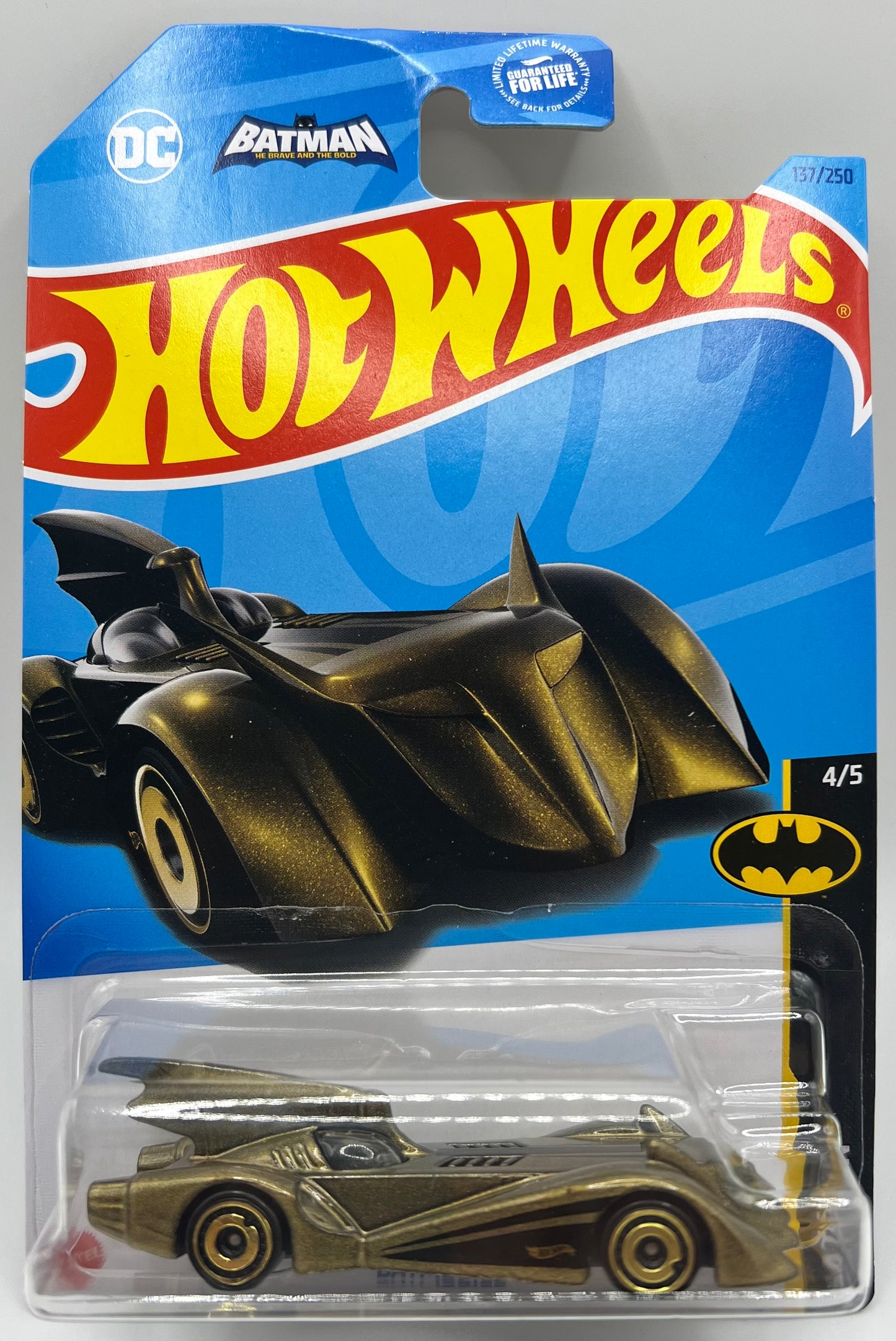 2021 Hot Wheels HW Batman 4/5 137/250 Green Batman Batmobile