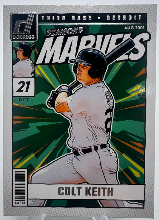 2024 Donruss Diamond Marvels Colt Keith Baseball Card