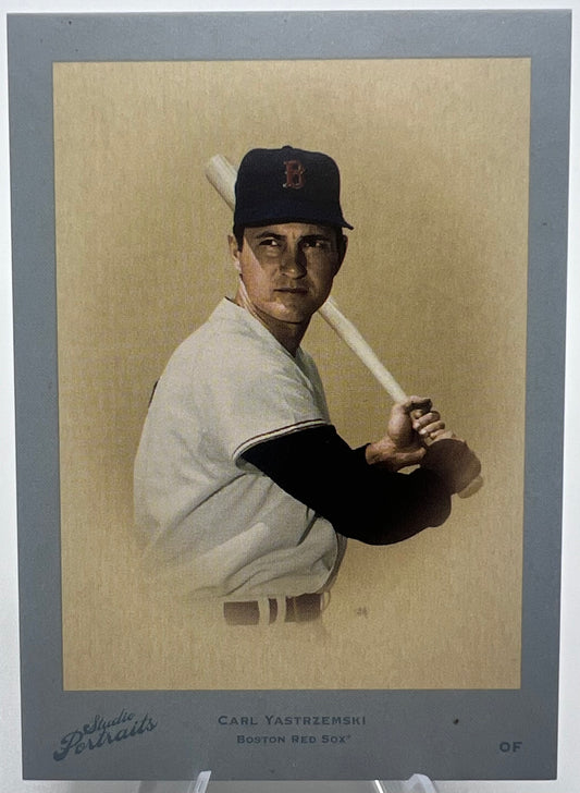 2005 Donruss Studio Portraits Carl Yastrzemski Baseball Card