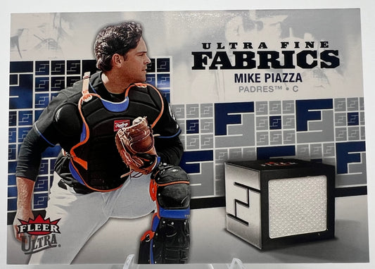 2006 Ultra Mike Piazza Fine Fabrics New York Mets