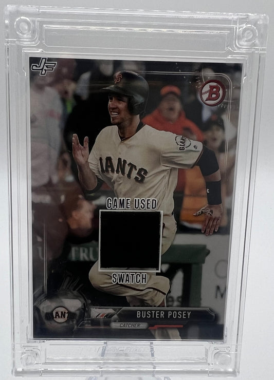 2022 Jersey Fusion Buster Posey - 2017 Game Used patch SF Giants