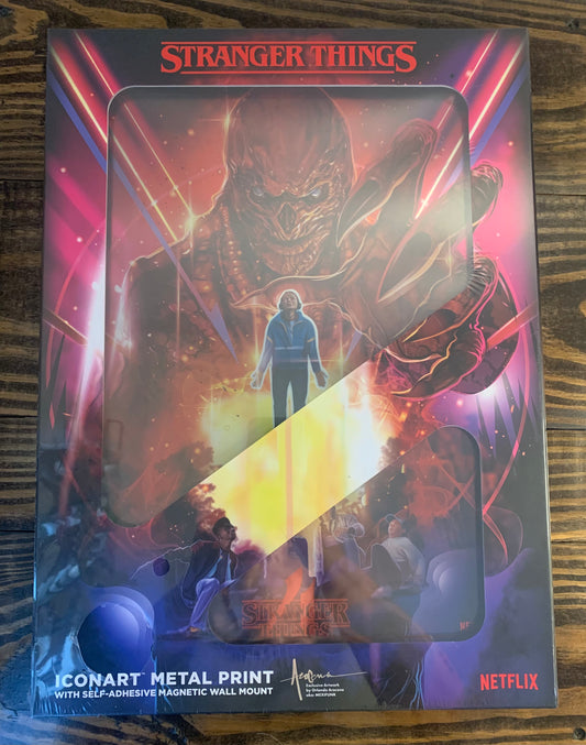 Stranger Things Iconart Metal Print