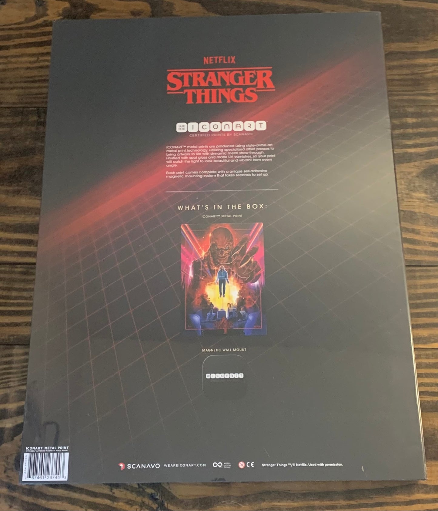 Stranger Things Iconart Metal Print