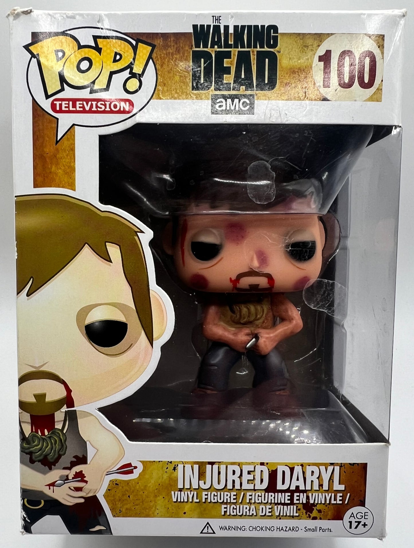 Funko Pop! Vinyl: The Walking Dead Daryl Dixon (Injured) #100 Damaged