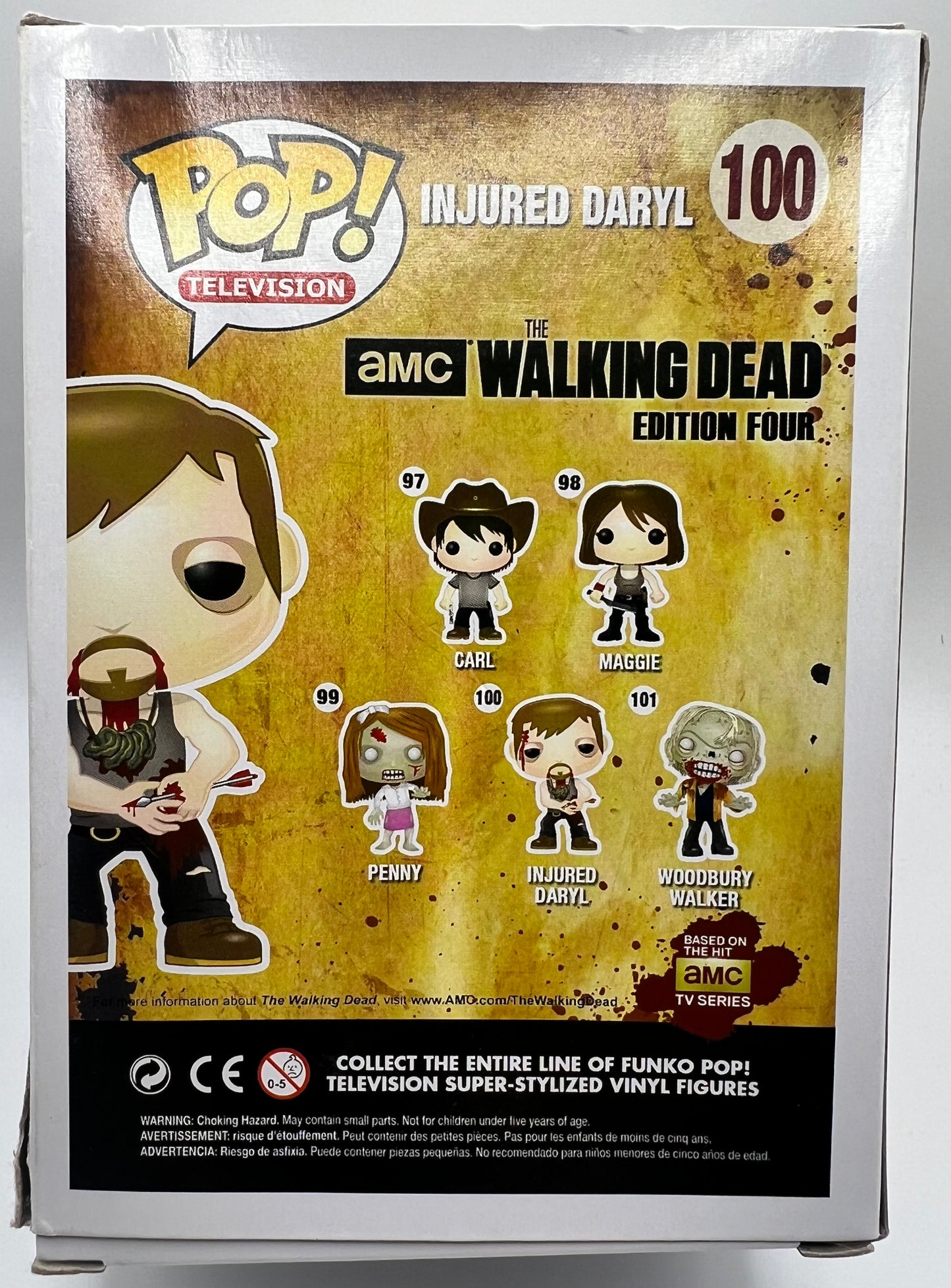 Funko Pop! Vinyl: The Walking Dead Daryl Dixon (Injured) #100 Damaged