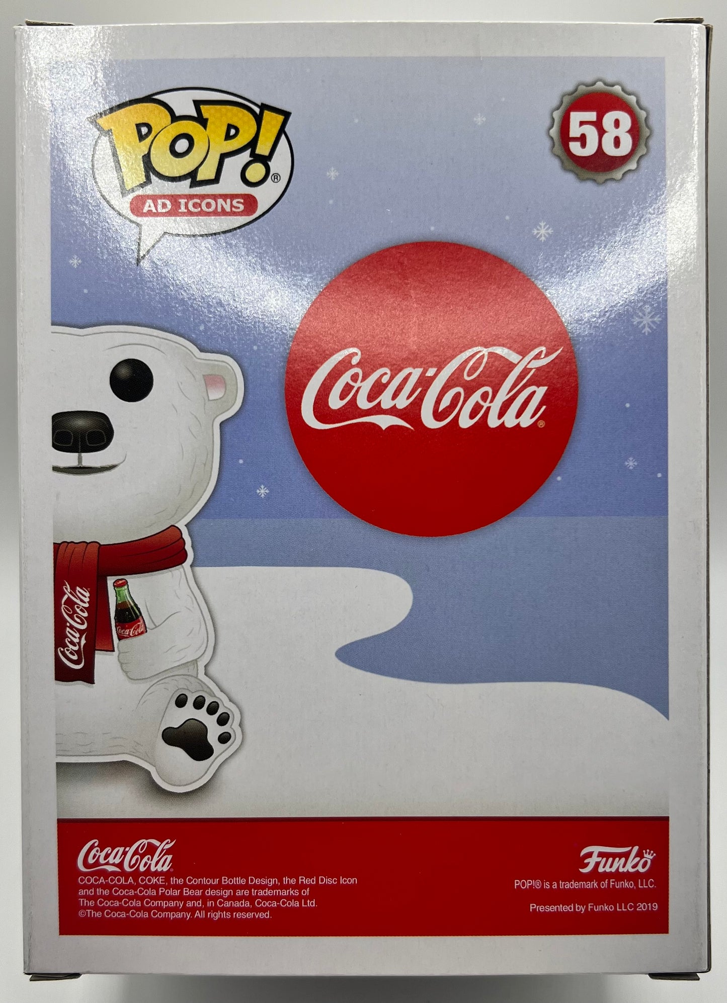 Funko Pop Coca-Cola Polar Bear #58 2019 Release