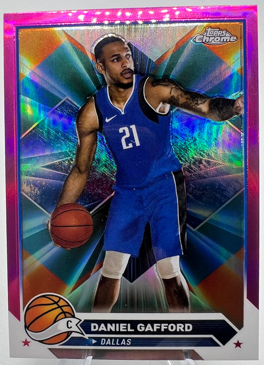 2024 Topps Chrome Pink Refractor Daniel Gafford #68