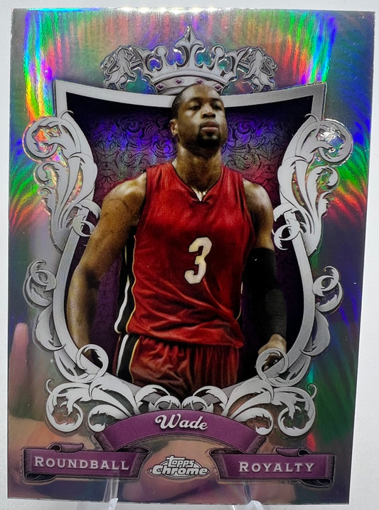 2024 Topps Chrome Roundball Royalty Dwayne Wade Basketball Card #RR-11